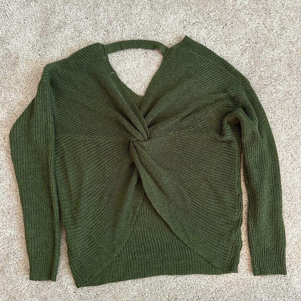 Francesca’s Twist Back Sweater